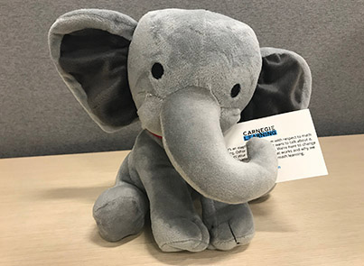 elephant in the room stuffed animal