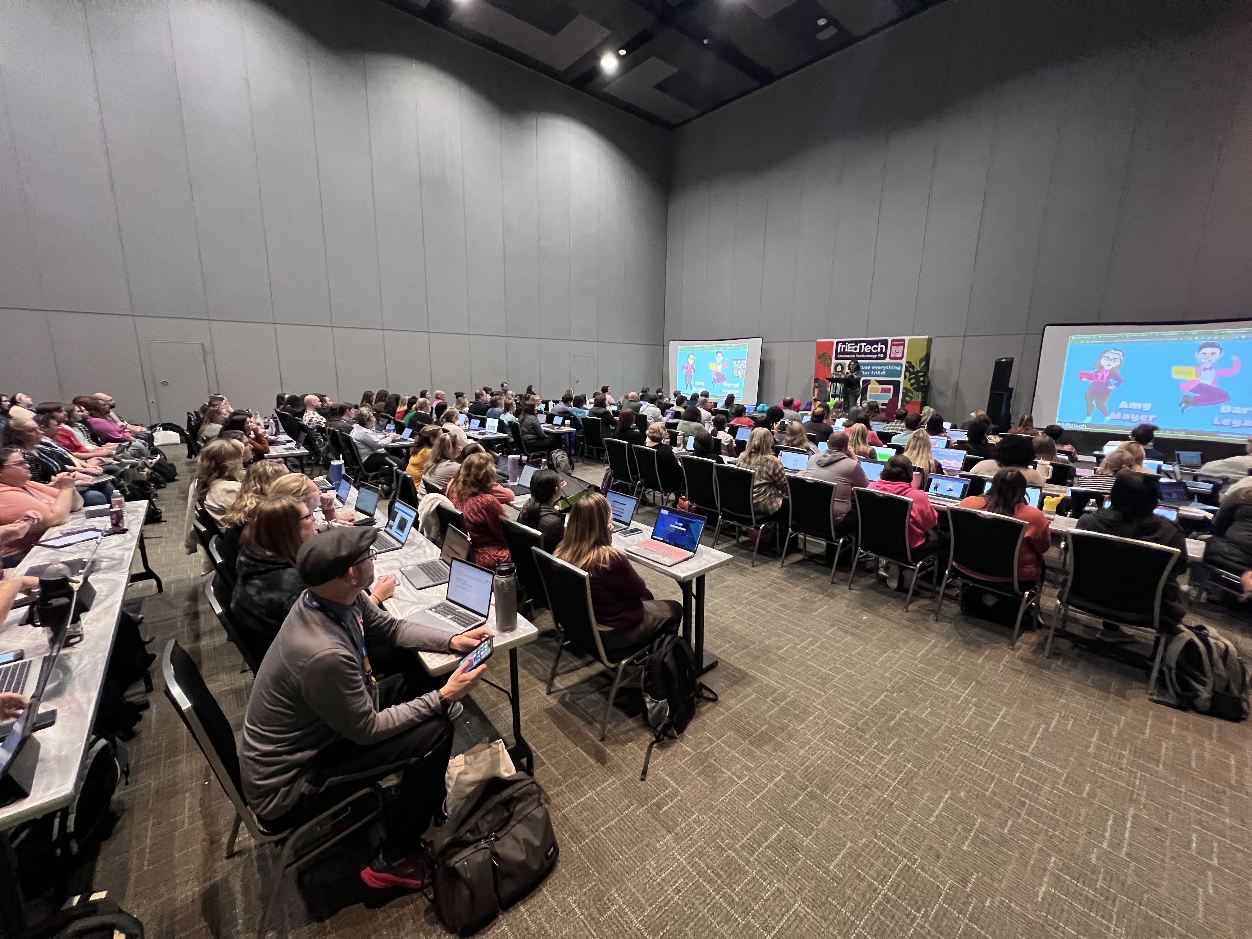 Amy Mayer's session at an education conference