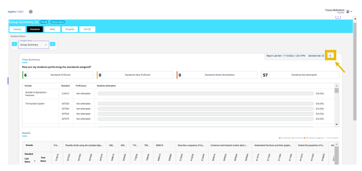 Export Standards Report