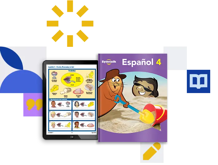 Symtalk Spanish textbook and digital teaching and learning experience